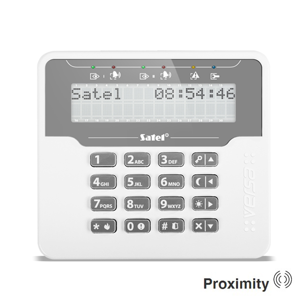 Versa LCDR-WH Bedienteil mit LCD-Display und Proximity-Leser