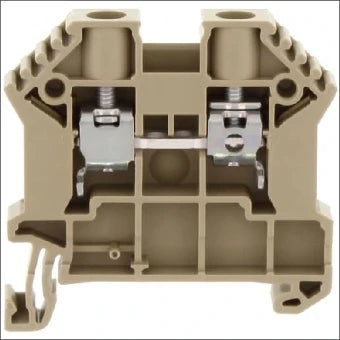 CONTA-CLIP 17108.2 SRK 6/2A BEIGE Verbindingsrijgklem