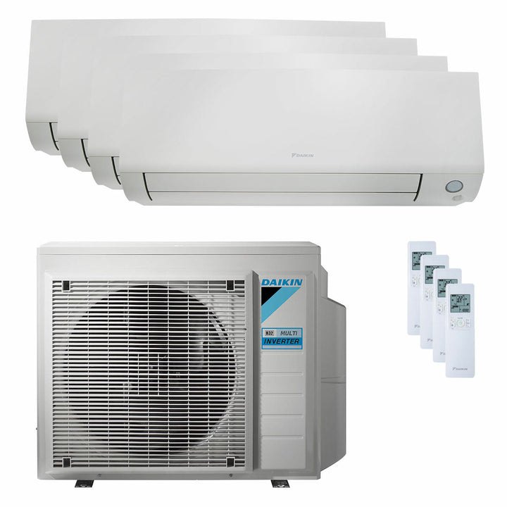 Daikin Perfera All Seasons 5000+5000+5000+5000 BTU – Multisplit-Klimagerät (4 Innengeräte), 6,6/7,8 kW, R32, A+++/A+, WLAN