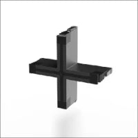 CONTA-CLIP 28516.4 Einfuehrungsplatte fuer Ausschnitt Schaltschrank/Gehause 5 mm