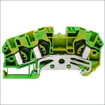 CONTA-CLIP 3526.2 ZSL 4/3A GROENGEEL Aardrijgklem