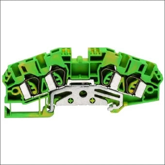 CONTA-CLIP 3527.2 ZSL 4/4A GROENGEEL Aardrijgklem