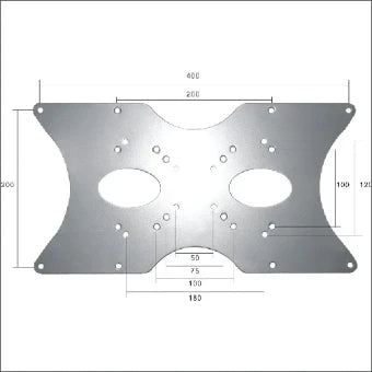 NEWSTAR NEW-FPMA-VESA400 Bevestigingsarm media 0.3 - 0.3 cm