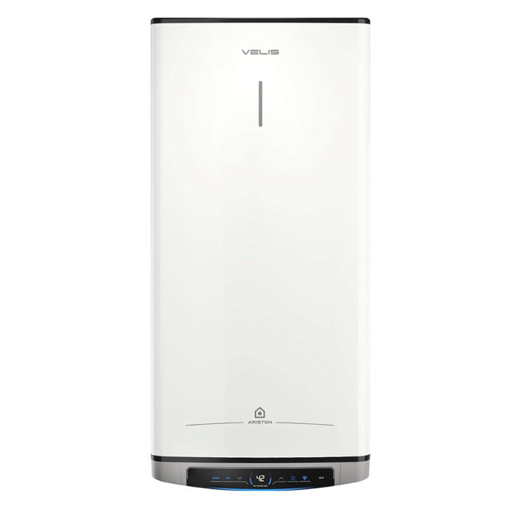 Ariston Velis Dune WiFi Horizontal/vertikal – Elektrischer Warmwasserspeicher, 80 Liter, Energieeffizienzklasse B, WLAN