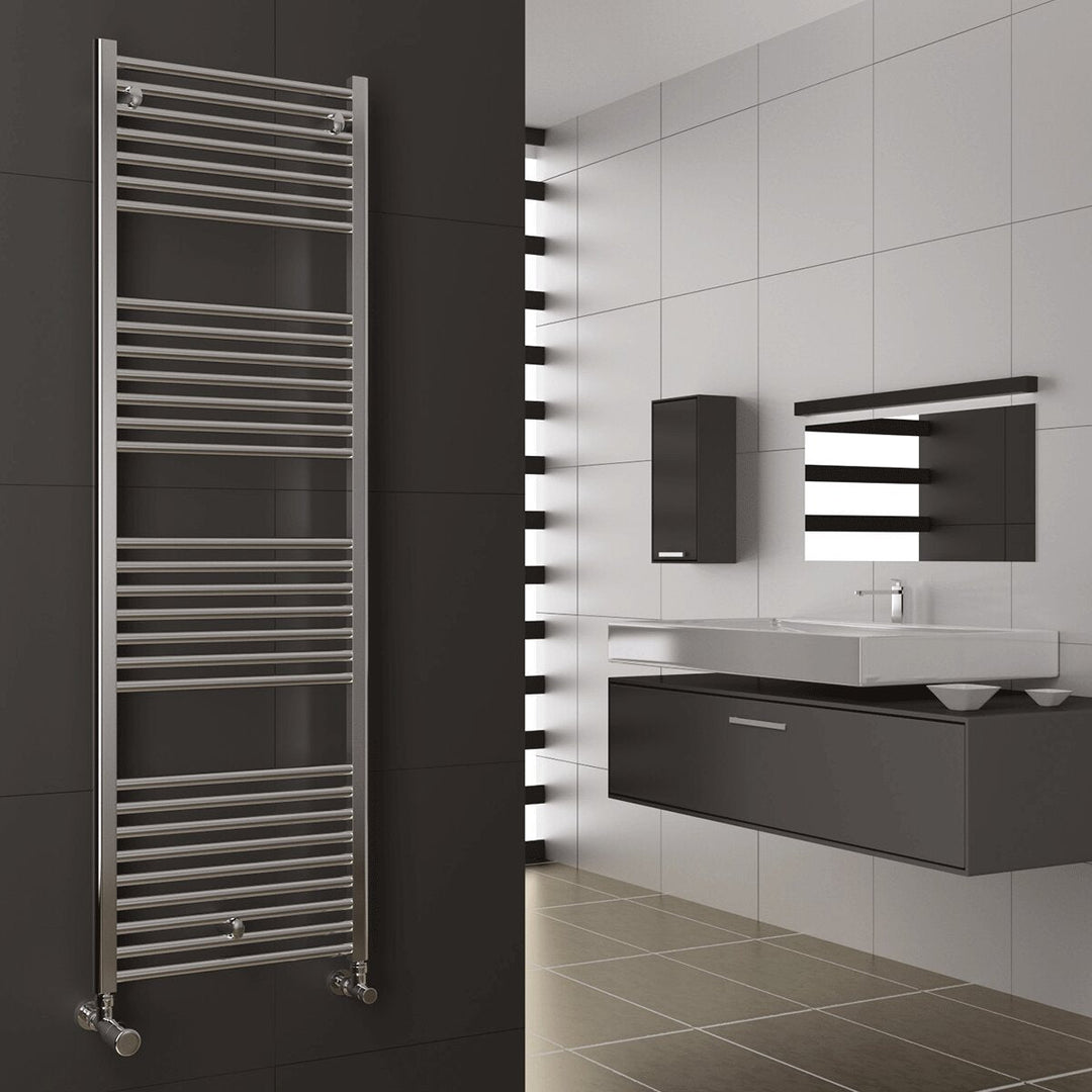 Cordivari Termoarredo scaldasalviette Lisa 22 550x1385 aus Stahl Cromato – Bad-Handtuchheizkörper