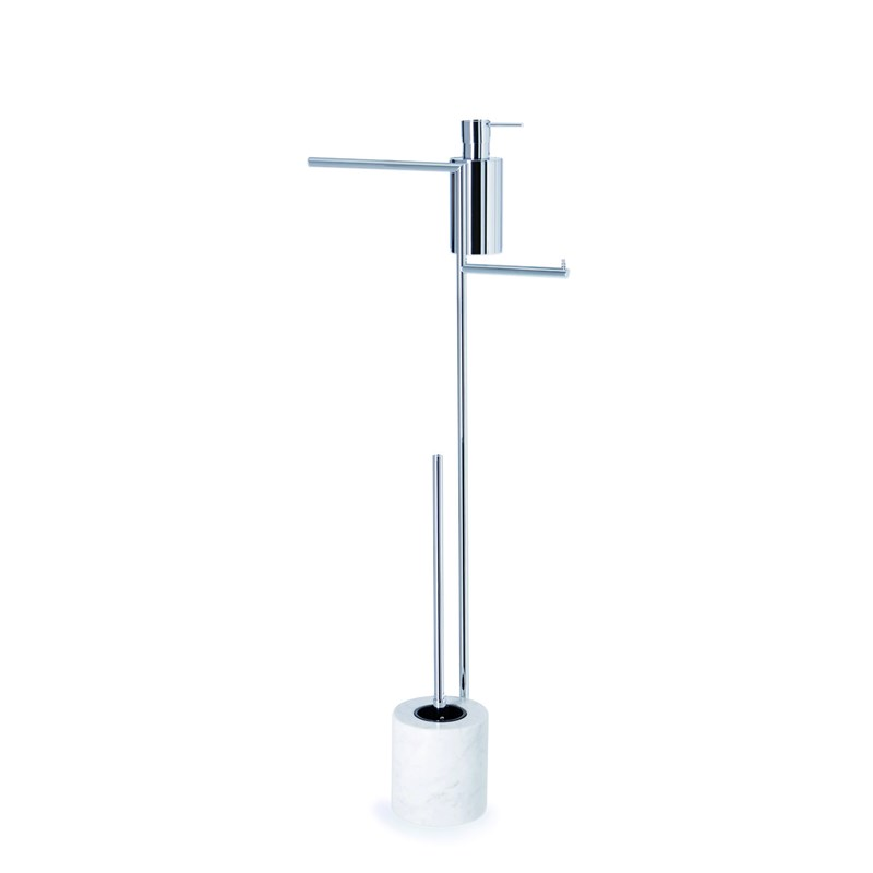 Stilhaus Equilibrium Standgarnitur 4-in-1, Messing/Kunstharz, H 84 cm
