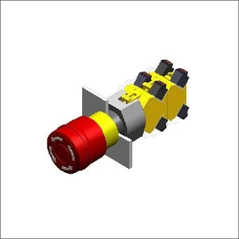 EAO 704.064.2 Drucktaster frontelement (paddenstoel)