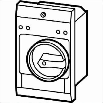 EATON 072908 Schakelaarkast leer 129 mm
