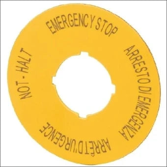 EATON 121372 Beschriftungsschild fuer Drucktaster/signaallamp 60 mm