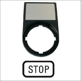 EATON 216494 Tekstschilddrager Drucktaster/signaallamp 30 mm
