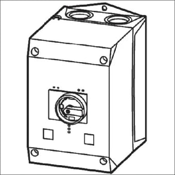 EATON 225524 Schakelaarkast leer 220 mm