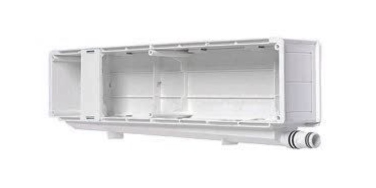 Vecamco Unterputz-Anschlussbox Combi Plus 525 x 105 x 68 mm, Kondensatablauf horizontal