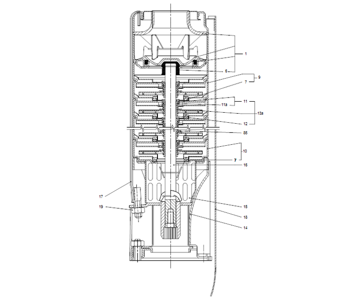 GRUNDFOS Unterwasserpumpe SP 1A-57 Nr. 08101K57