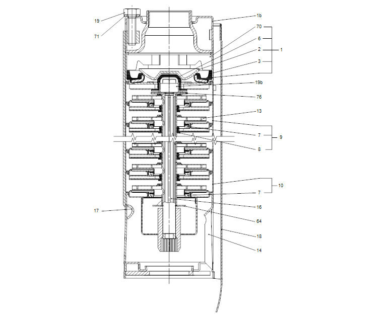 GRUNDFOS Unterwasserpumpe SP 3A-29 Nr. 10002B29