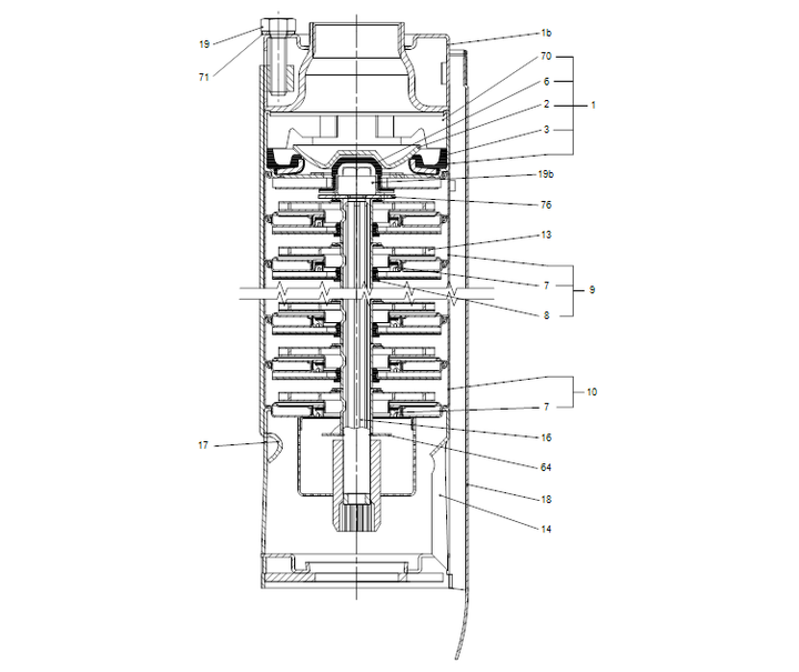GRUNDFOS Unterwasserpumpe SP 3A-33 Nr. 10002B33