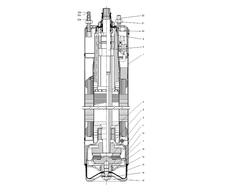 GRUNDFOS Unterwasserpumpe SP 17-6 Nr. 12A01906
