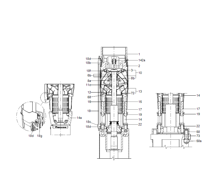GRUNDFOS Unterwasserpumpe SP 60-1 Nr. 14A01901