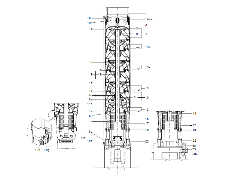 GRUNDFOS Unterwasserpumpe SP 46-2BB Nr. 15A219D2