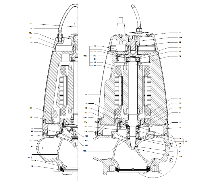 GRUNDFOS Tauchmotorpumpe SE1.80.100.15.A.4.50D.B Nr. 96177641