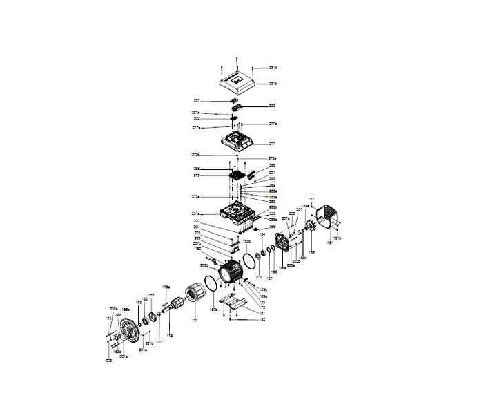 GRUNDFOS Einstufige Blockpumpe NBE 125-200/196-180 BAF2AESBQQEMWA Nr. 99101911