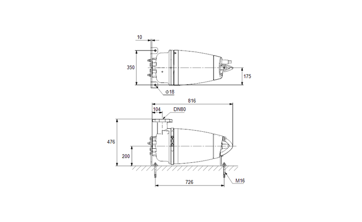 GRUNDFOS Tauchmotorpumpe SEV.80.80.40.2.50B.Q Nr. 97638250
