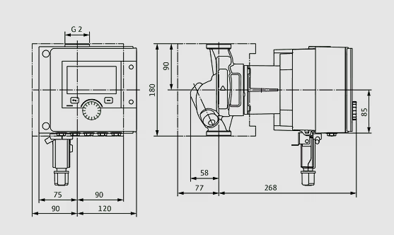 WILO Heizungspumpe Stratos MAXO 30/0,5-10 PN 10 180mm - Art. 2186191