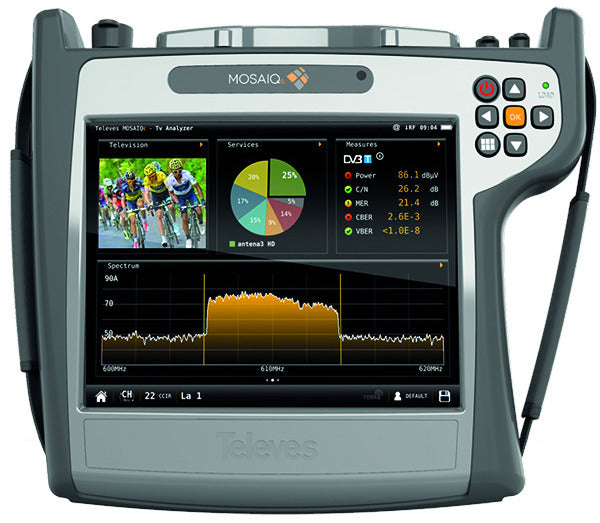 TELEVES Deutschland Messgerät MOSAIQ6A-K DVB-T/T2/S/S2/C + CI+OR -Art. 596106
