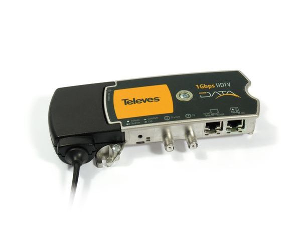 TELEVES Deutschland Adapter Coaxdata Ethernet Hybrid EKA1000 1000 Mbps 2x RJ45 -Art. 769201
