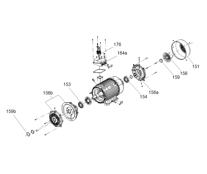 GRUNDFOS Einstufige Inlinepumpe TPE 150-450/4 NC-A3-F-O-DAQF-TW3 Art. 99473974