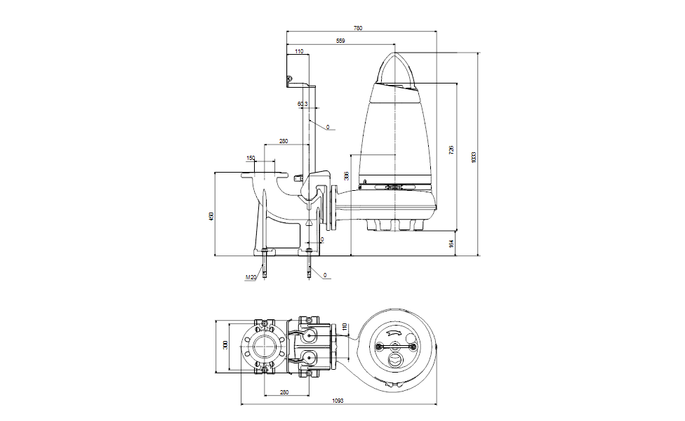 GRUNDFOS Tauchmotorpumpe SE1.100.150.40.A.Ex.4.51D.B Art. 96177694
