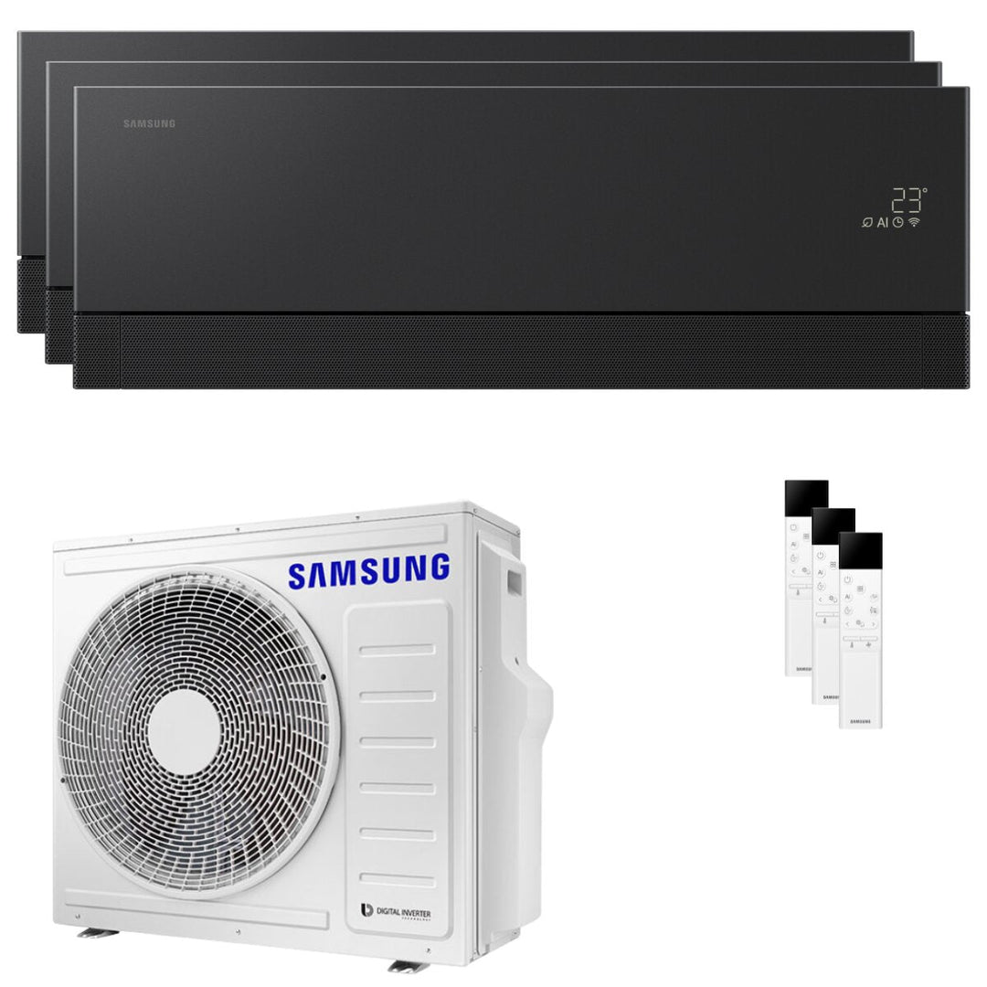 Samsung WindFree Première Plus 9000+9000+12000 BTU – Multisplit-Klimagerät (3 Innengeräte), 6,8/8 kW, R32, A++/A+, WLAN