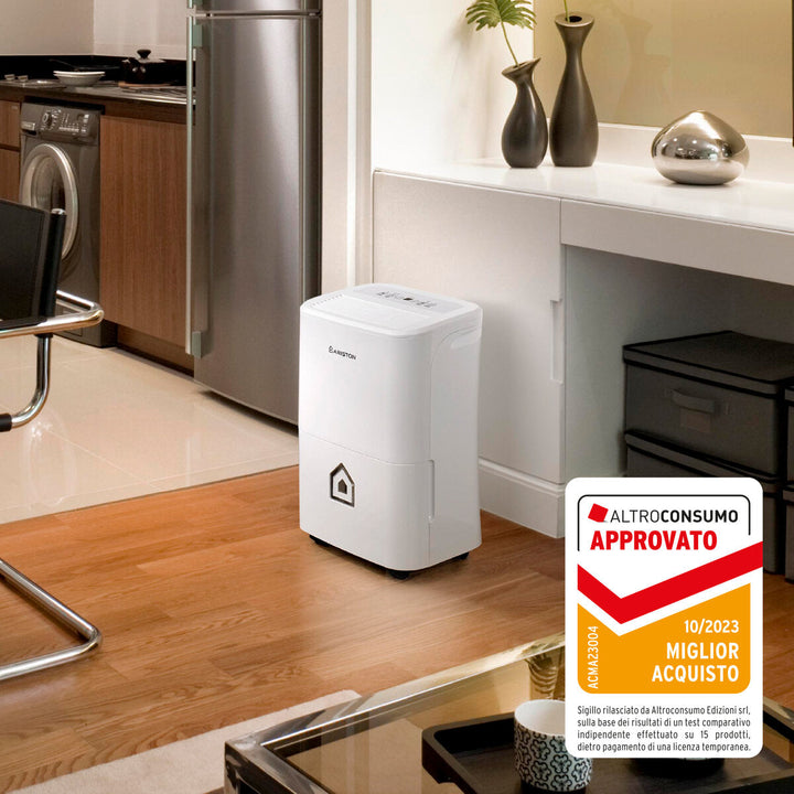 Ariston DEOS 20s – Mobiler Luftentfeuchter, 20 Liter/Tag