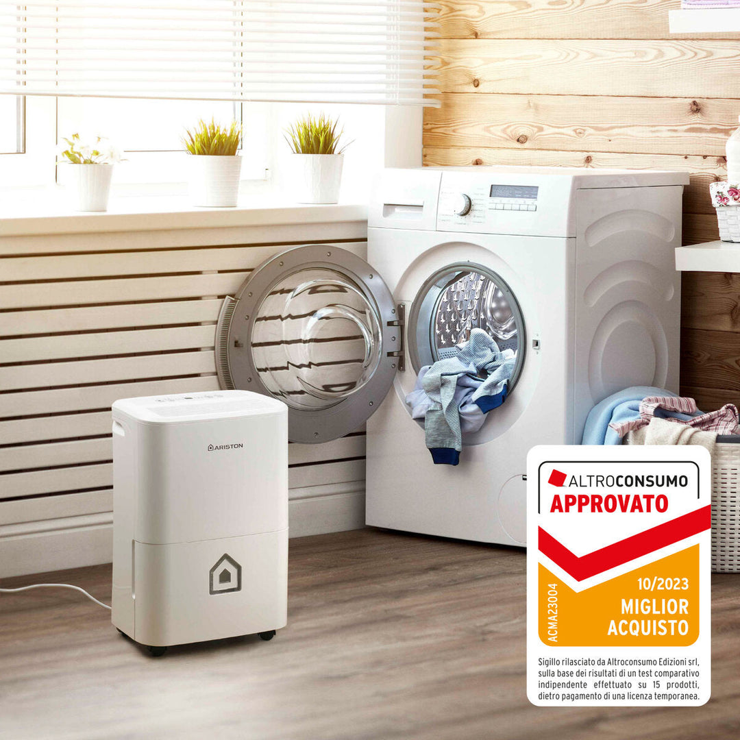 Ariston DEOS 20s – Mobiler Luftentfeuchter, 20 Liter/Tag