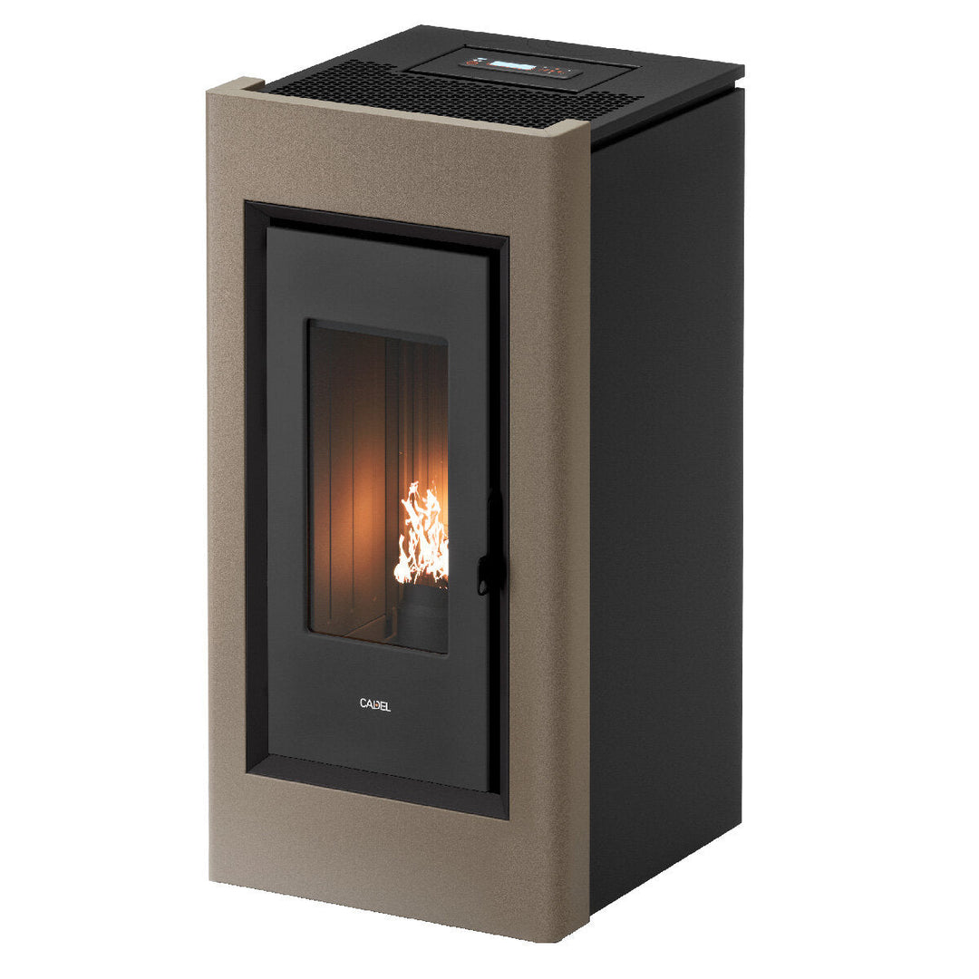 Cadel Prince – Pelletofen, 11 kW, Hellbronze