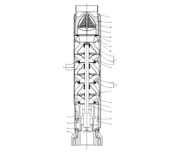 GRUNDFOS Unterwasserpumpe SP 125-17 Nr. 17AK0617