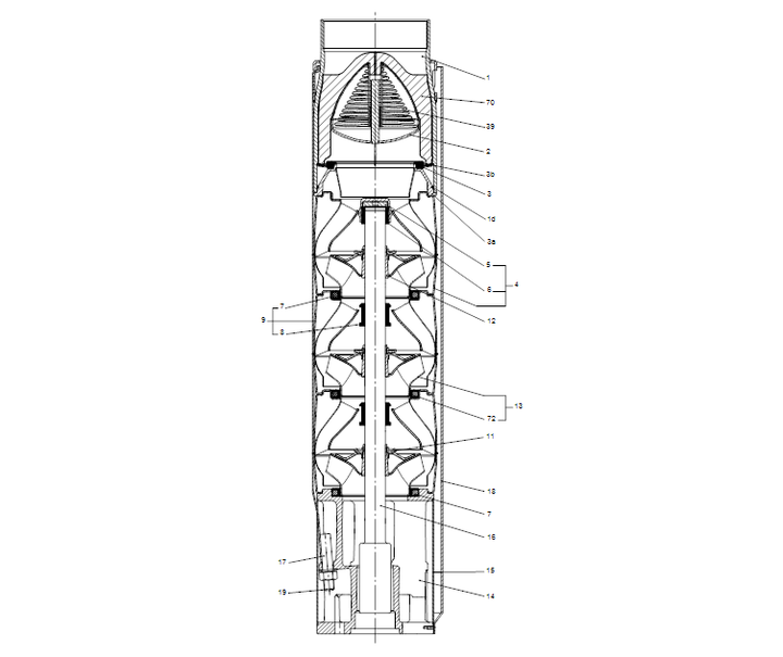 GRUNDFOS Unterwasserpumpe SP 160-3AA Nr. 200219B3