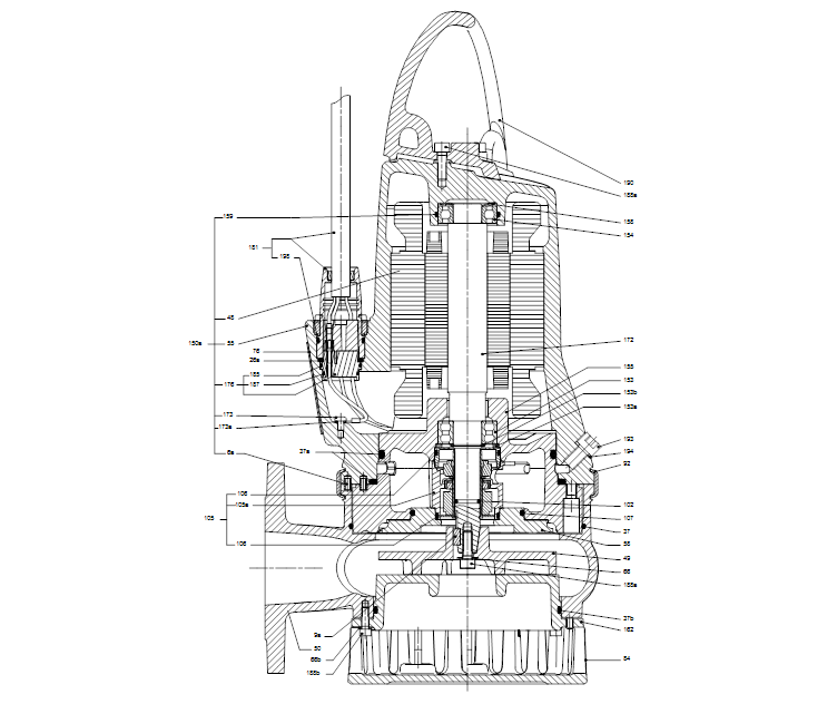 GRUNDFOS Tauchmotorpumpe DP10.65.26.A.2.50B Nr. 96106544