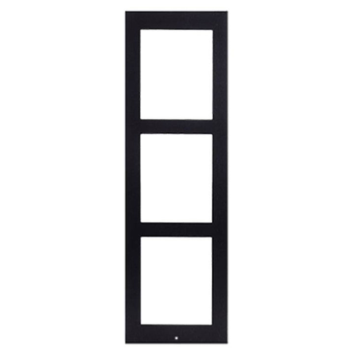 2N Italia 9155023B Wandmontagerahmen für IP LTE Verso 3 Module schwarz Zubehör