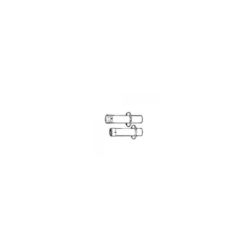 Solarics Baxi 190034059 – Rauchabzugsset 2x80 mm (Klemmen)