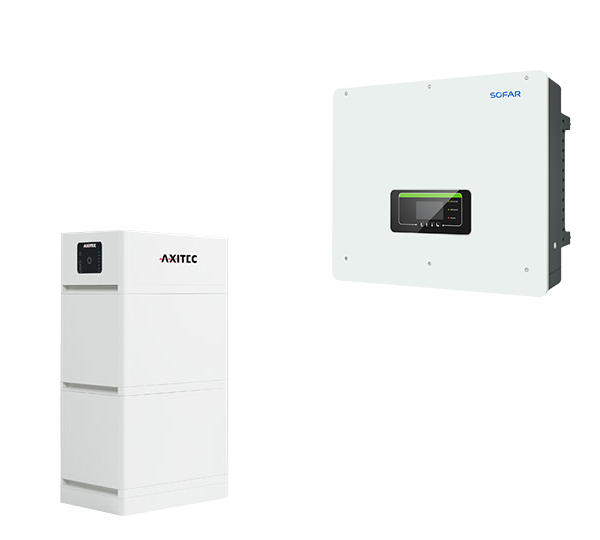 AXITEC + SOFAR HV-Speichersystem, 6,7 kWh nutzbar, 3-phasig, AXIstorage Li SV2 6.7 + HYD 5KTL-3PH Hybrid-WR