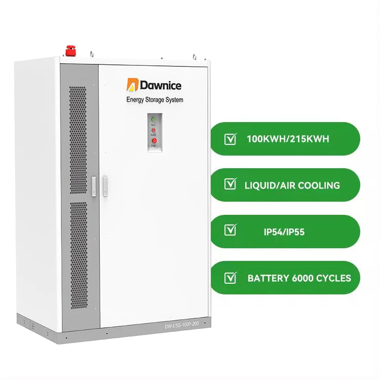 300kWh 100kW/200kW All In One AC Cooling LiFePO... 100Kwh-300kwh Solar Energy Storage System - Art. 33680