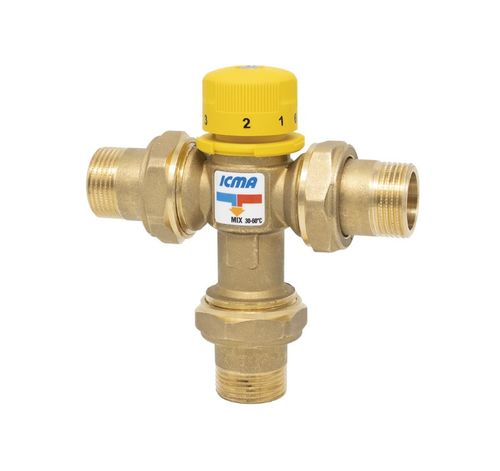 Icma Thermostatischer Mischer, einstellbar, 3/4"