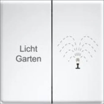 ELTAKO 30000961 Bedienelement / Zentralplatte Schalterprogramm