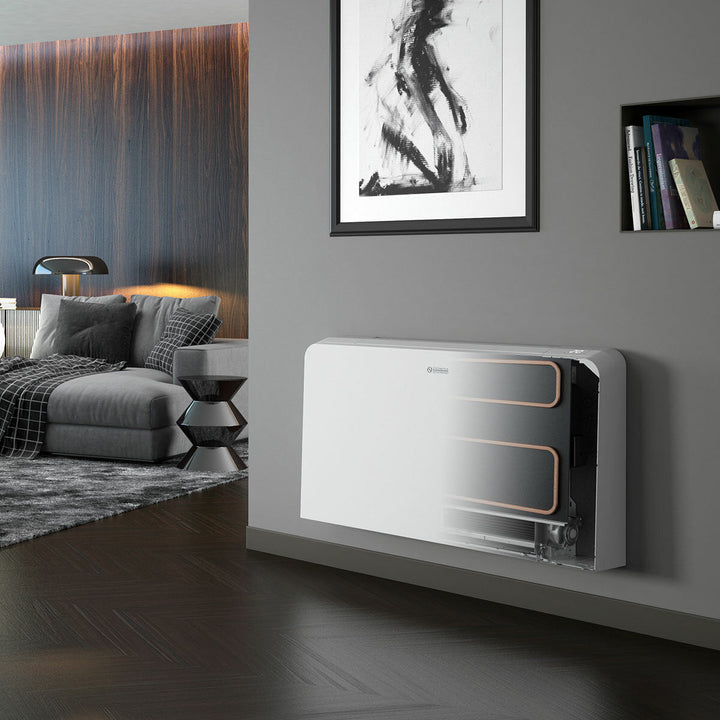 Olimpia Splendid Bi2 SLR AIR inverter 800 DC – Gebläsekonvektor (Bodengerät), 3,29/4,1 kW, Inverter, inkl. Bedieneinheit TR e