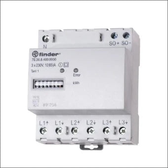 FINDER 7E.36.8.400.0010 Elektriciteitsmeter 70 mm