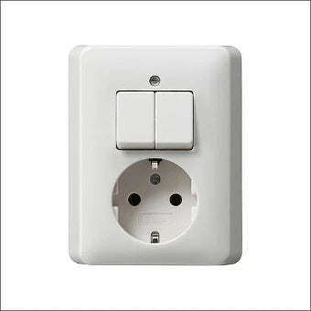 GIRA 017503 Schakelaar/Steckdose combinatie