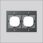 GIRA 021367 Abdeckrahmen Schalterprogramm 18.49 mm