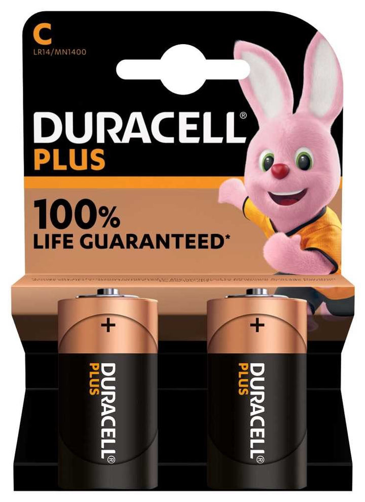 Duracell Plus Alkaline Batterie MN1400 1,5V (2er-Blister)