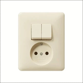 GIRA 047501 Schakelaar/Steckdose combinatie