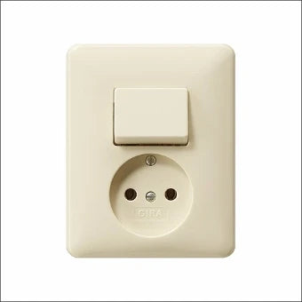 GIRA 047601 Schakelaar/Steckdose combinatie